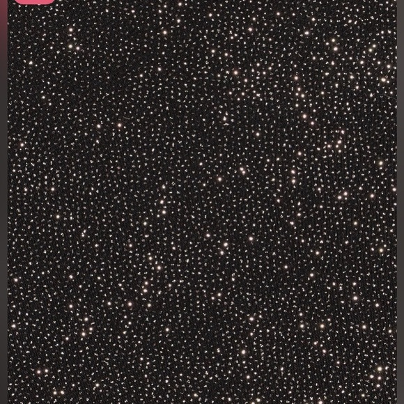 Windsor Glitzy Era Asymmetrical Long Sleeve Glitter Mini Dress One-Shoulder S - Picture 5 of 6